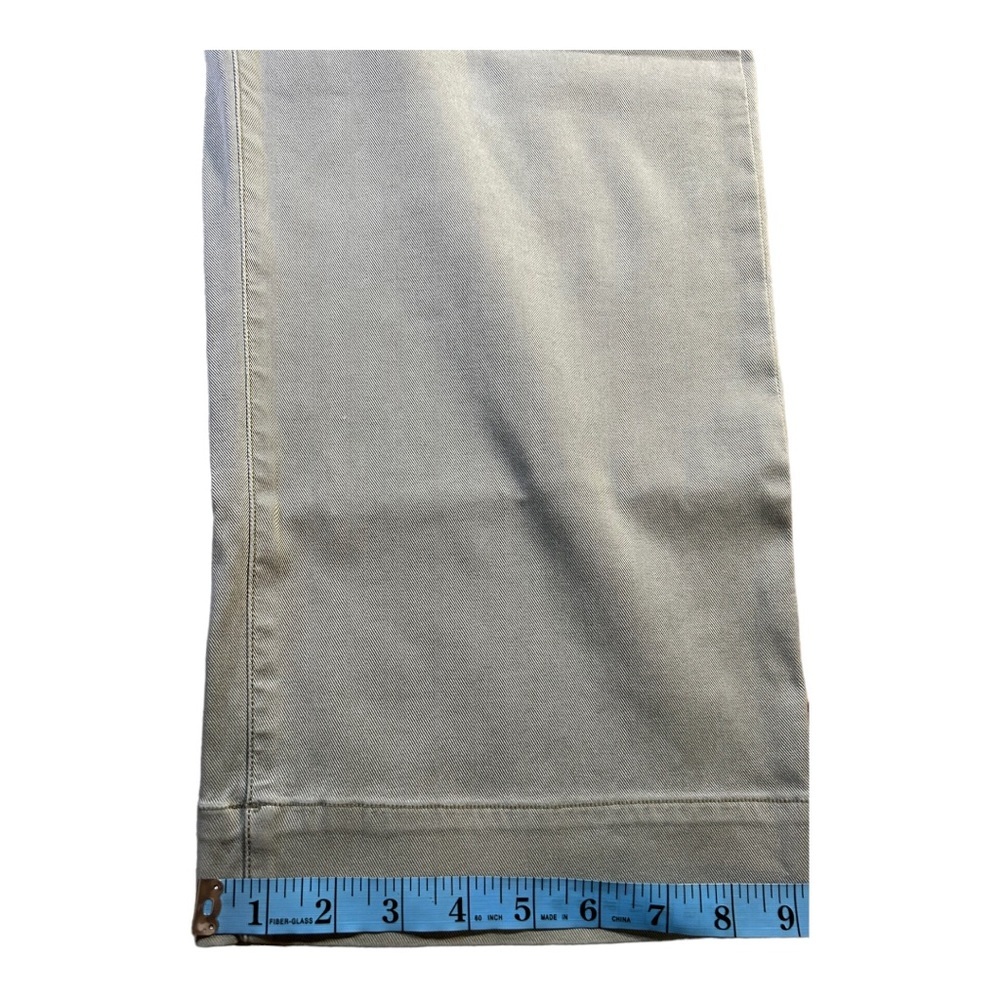 Spanx Stretch Twill Cropped Wide Leg Pant Petite in Olive green (A1) - Picture 10 of 16